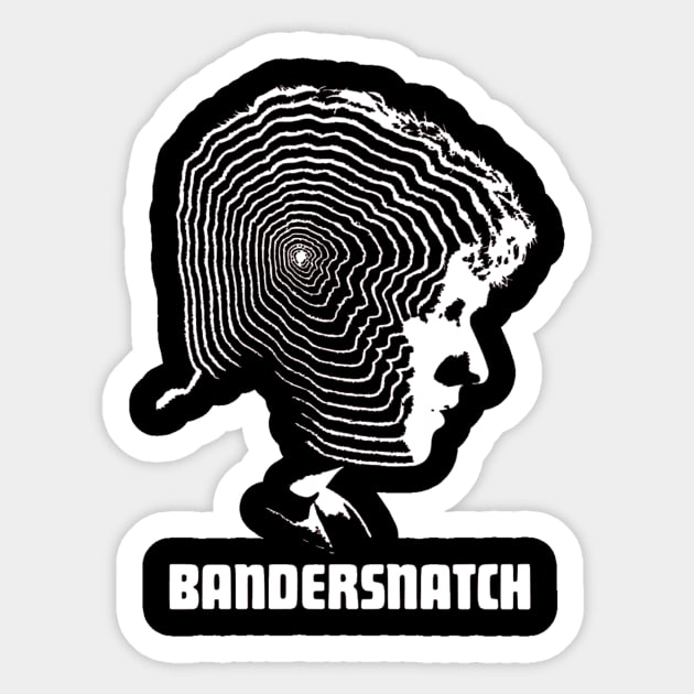 Bandersnatch Black Mirror Sticker by OtakuPapercraft